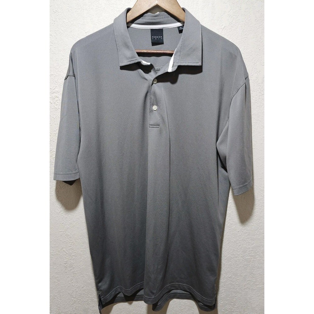 Dunning Golf Mens Size XL Polo Shirt Gray